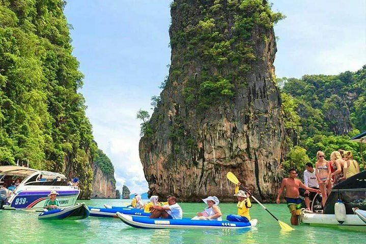 Phuket's Iconic James Bond Island Adventure: Canoe & Longtail Boat Tour