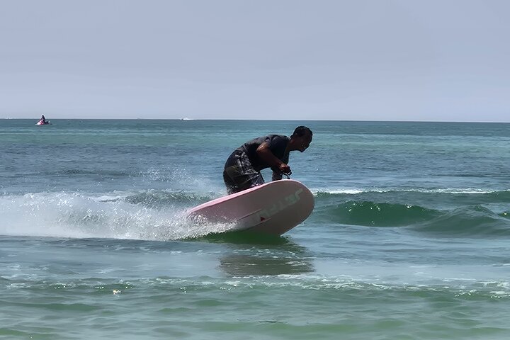 Glide Over Patong Bay: Electric Surfboard Adventure!