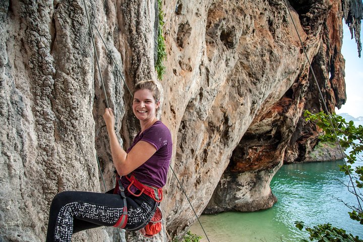 Conquer Krabi's Cliffs: Beginner Rock Climbing Adventure