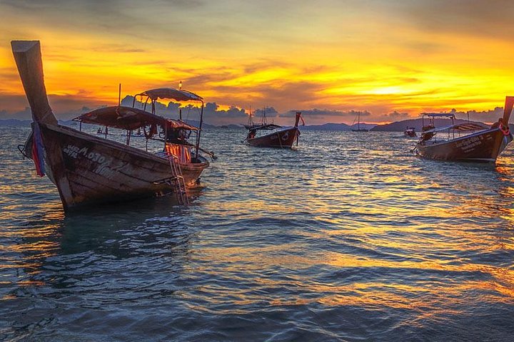 Krabi's 7 Island Sunset Snorkel: BBQ Bliss on a Longtail Boat