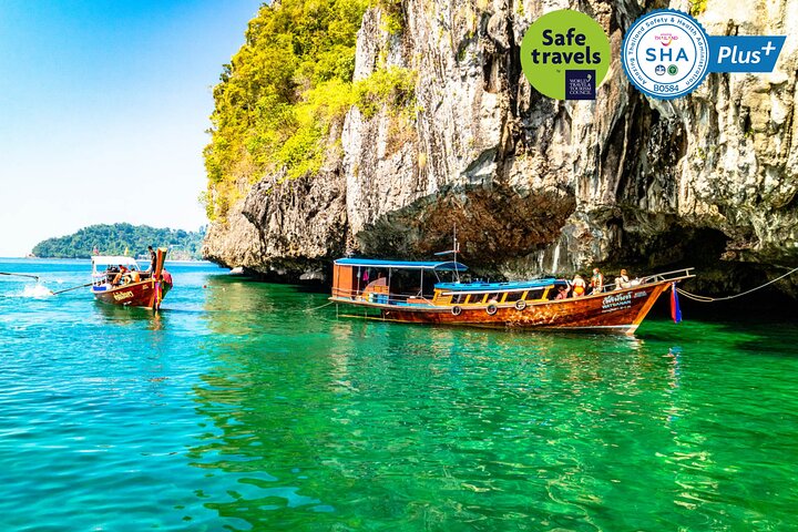Discover Hidden Gems: Lanta's 4 Islands & Emerald Cave Snorkeling Adventure