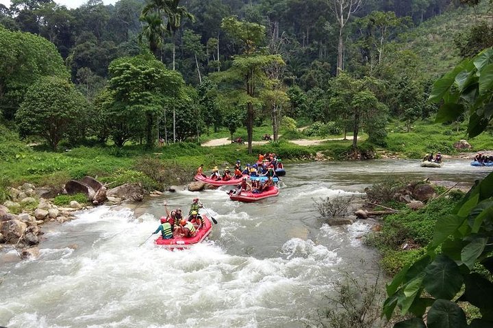 Phuket's Wild Side: White Water Rafting & Monkey Cave Adventure!