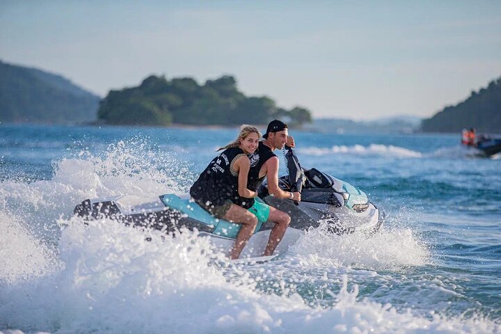 Phuket's Thrilling 9-Island Jet Ski Safari: Monkey Spotting & Scenic Wonders!