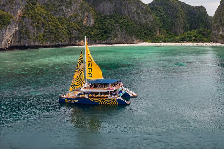 Krabi Island Catamaran Party: Snorkel, Dance & Sunset Views!