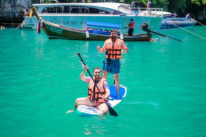 Discover Paradise: Phi Phi & Khai Islands Speed Catamaran Tour