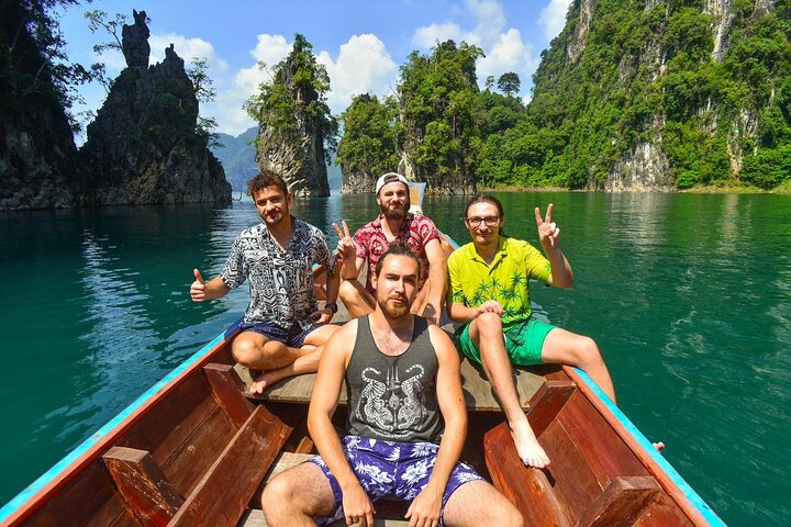 Cheow Lan Lake Adventure: Explore Thailand's Guilin with Cave Kayaking from Phuket!