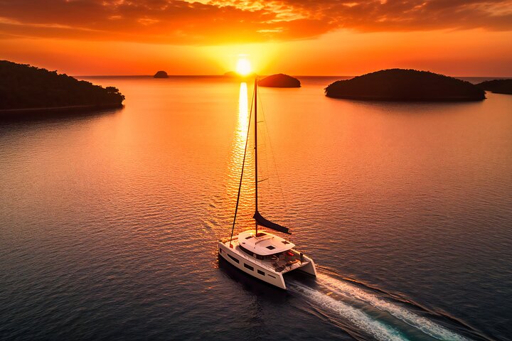 Sail Away: Luxury Catamaran Cruise to Phi Phi & Maiton Sunset