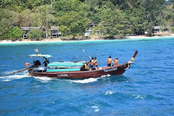 Discover Hidden Lagoons: Koh Lanta's 4 Island Emerald Cave Longtail Adventure