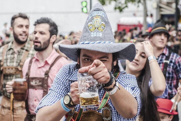NYC Oktoberfest Cruise: Fall Foliage, Festive Brews & Skyline Views!