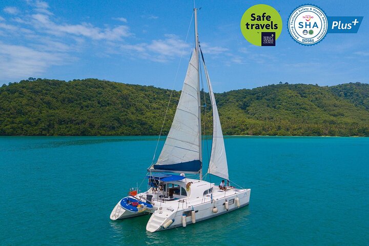 Phuket's Luxury Catamaran Escape: Racha & Coral Island Sunset Cruise